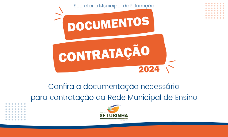 Documentação para contratação
