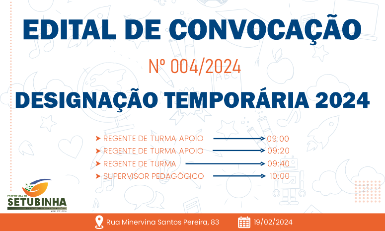 Edital de Convocação 004/2024
