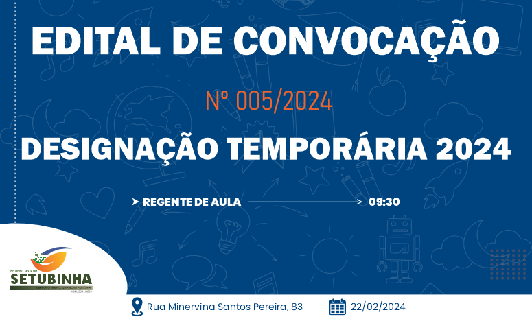 Edital de Convocação 005/2024