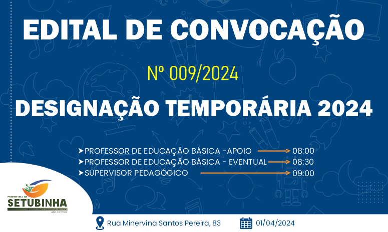 Edital de Convocação 009/2024