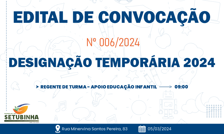 Edital de Convocação 006/2024