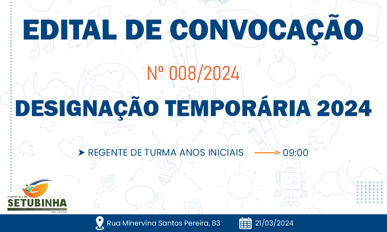 Edital de Convocação 008/2024