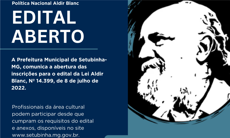 Edital de Chamamento Público – Aldir Blanc