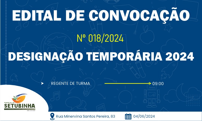 Edital de Convocação 018/2024