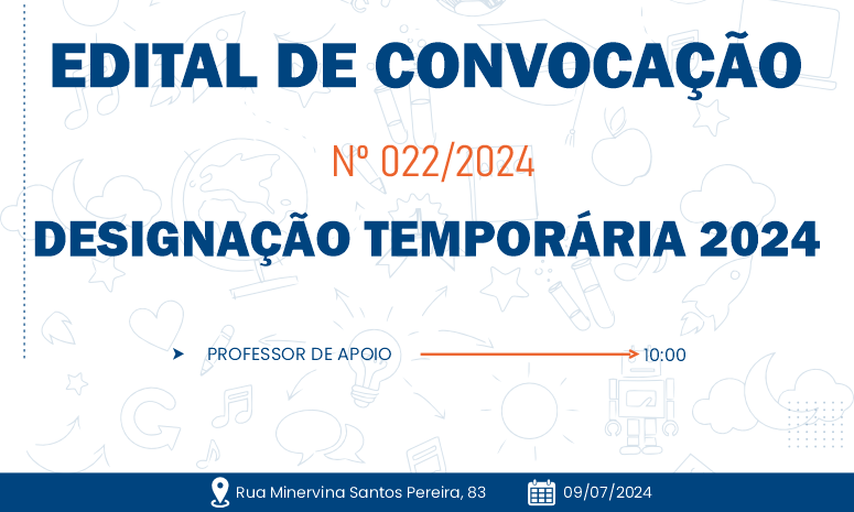 Edital de Convocação 022/2024