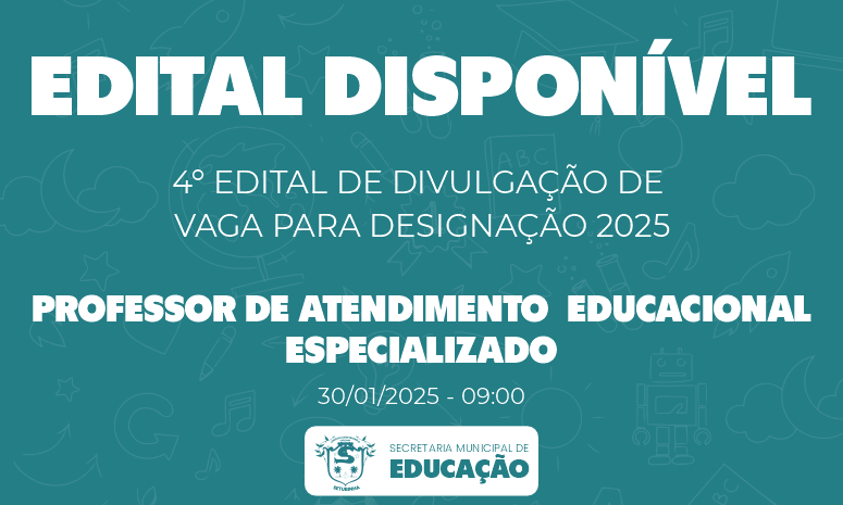 Edital 04 – Divulgação de vaga para contratação