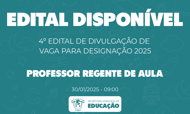 Edital 05 – Divulgação de vaga para contratação