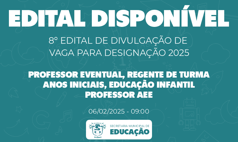 Edital 08 – Divulgação de vaga para contratação