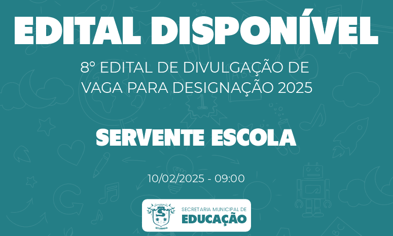 Edital 09 – Divulgação de vaga para contratação