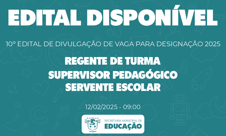 Edital 10 – Divulgação de vaga para contratação
