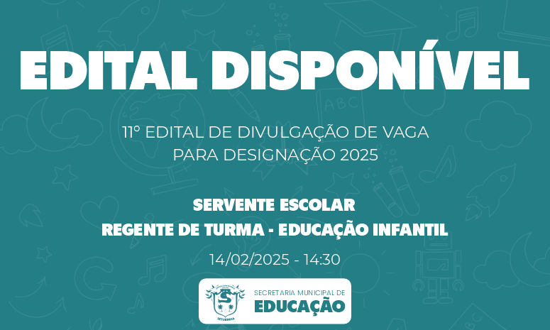Edital 11 – Divulgação de vaga para contratação