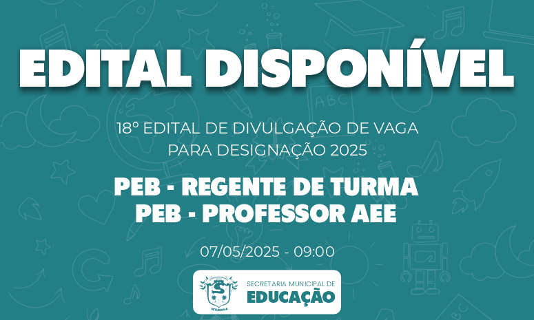 Edital 18 – Divulgação de vaga para contratação