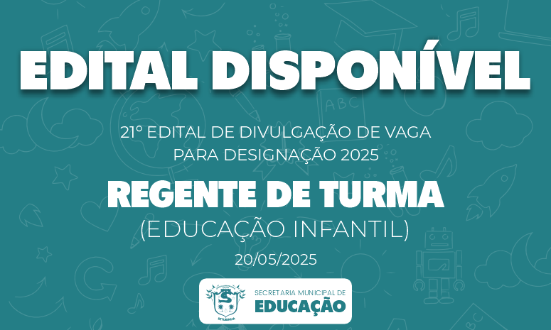 Edital 21 – Divulgação de vaga para contratação