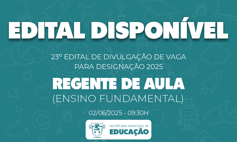 Edital 23 – Divulgação de vaga para contratação