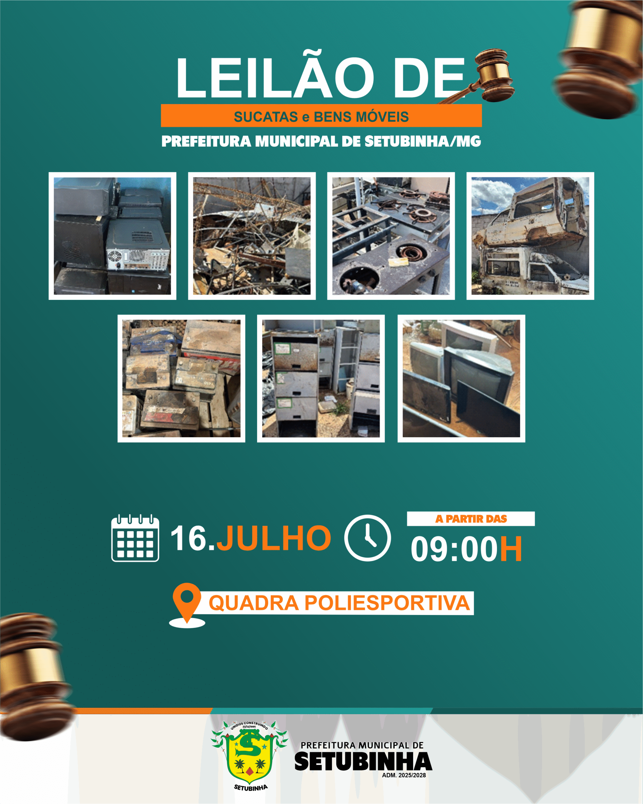 Prefeitura realizará Leilão Municipal no dia 16 de julho